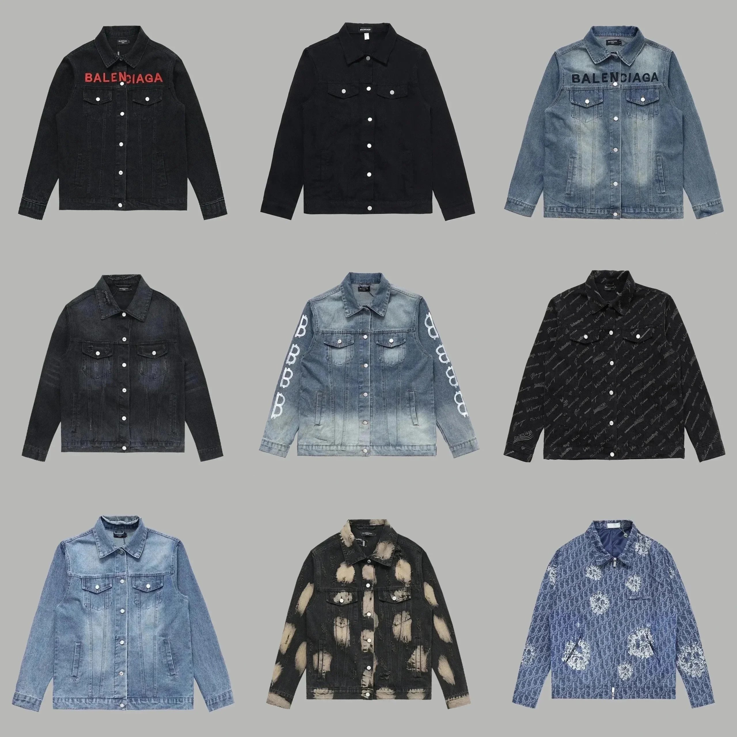Balenciaga Denim Trucker Jacket [25 styles]